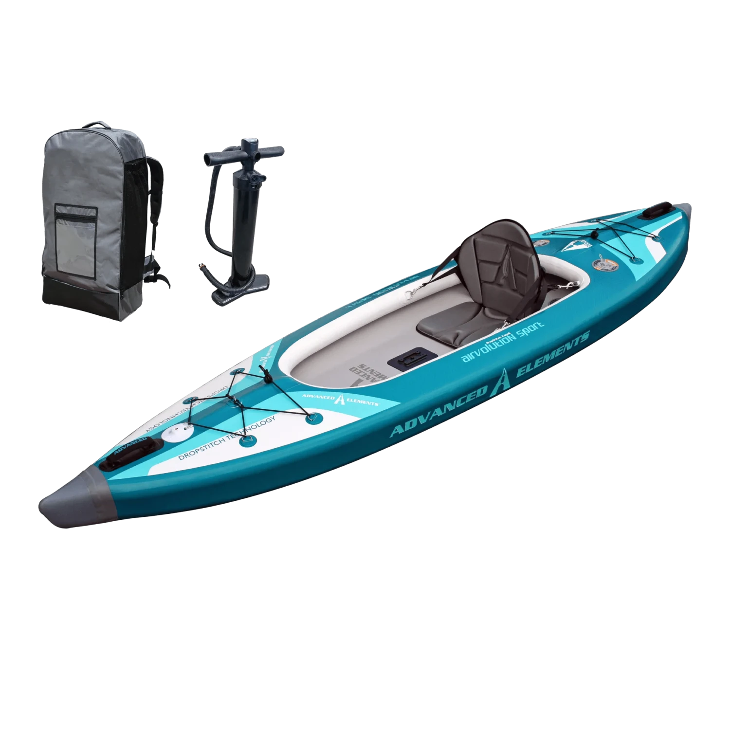 Advanced Elements AirVolution™ Sport Recreational Kayak With Pump 1 Advanced Elements AirVolution™ Sport Recreational Kayak With Pump